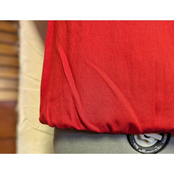 Red work blouse - Picture 3 of 3